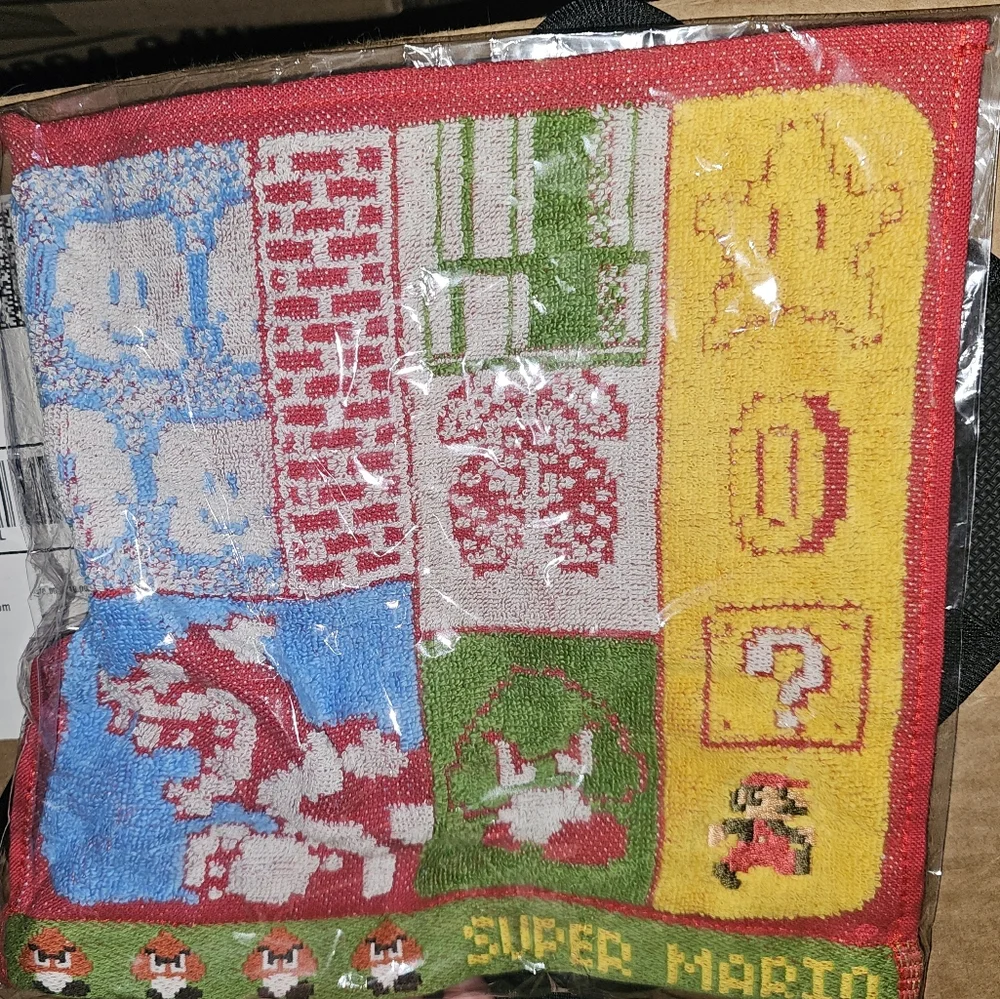 Super Mario Colorful Knit Scarf